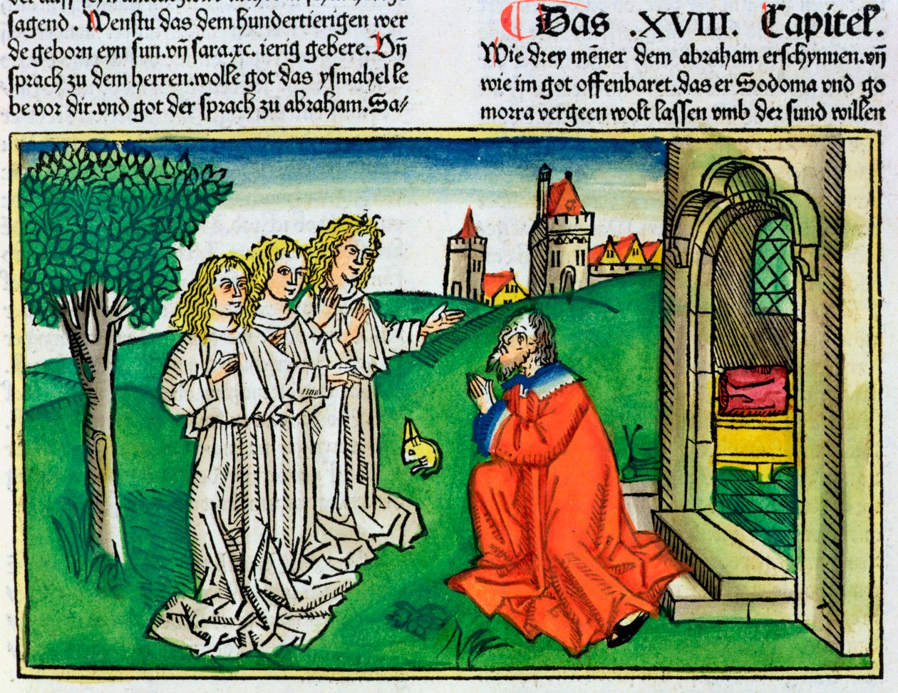 Genèse 18:2 : Abraham et les trois anges - Unbekannt
