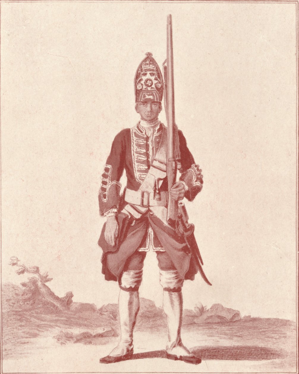 Gentleman, les 7ème Royal Fusiliers 1742, 1742 1909 - Unbekannt