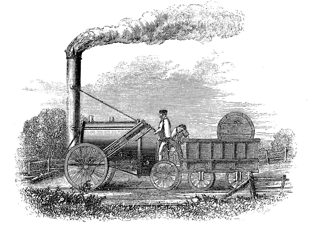 La locomotive Rocket de George Stephenson, 1829 1859 - Unbekannt