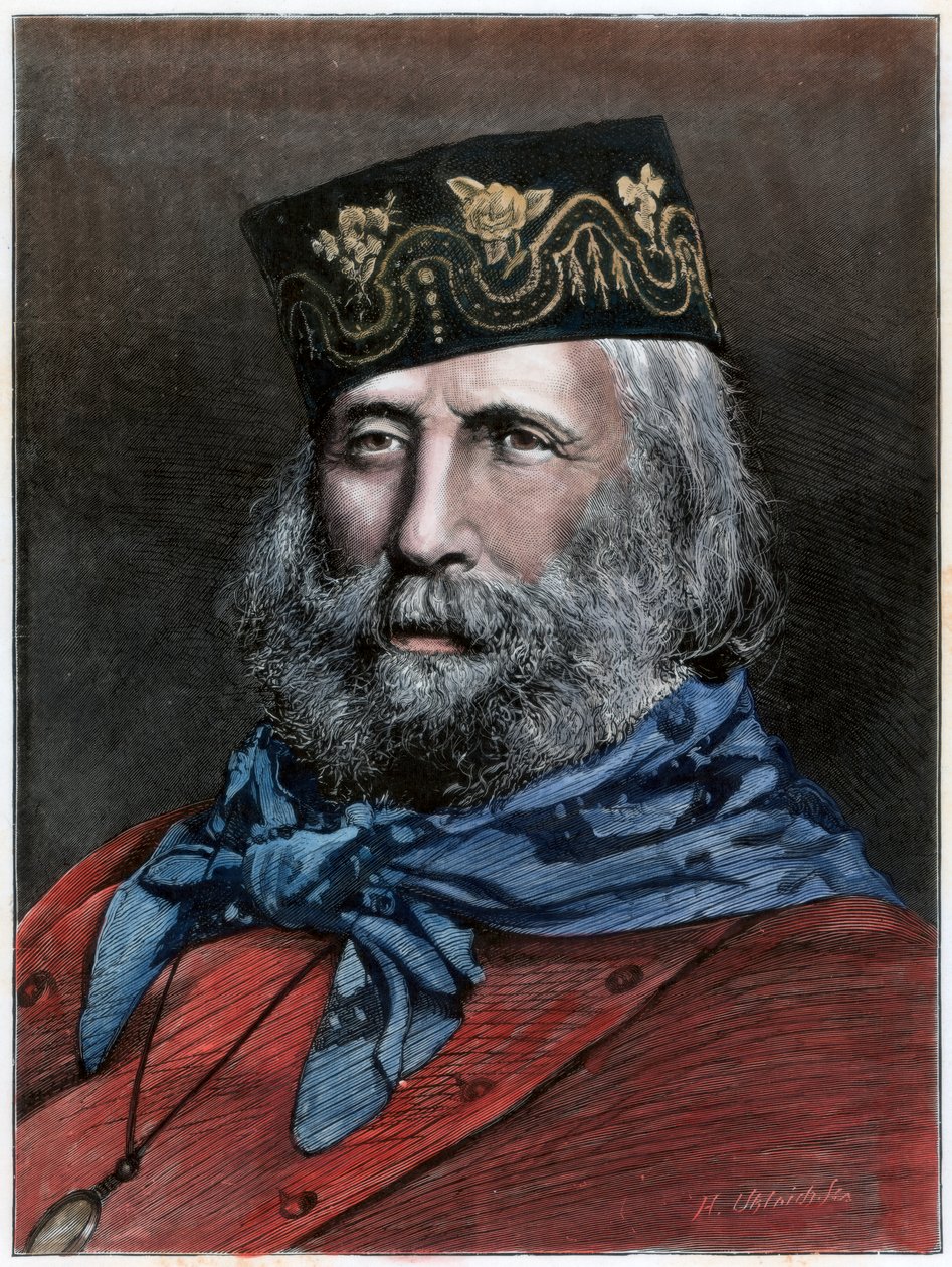 Giuseppe Garibaldi, patriote italien, 1882 - Unbekannt
