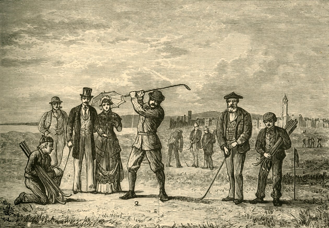 Golf sur les links, 1898 - Unbekannt