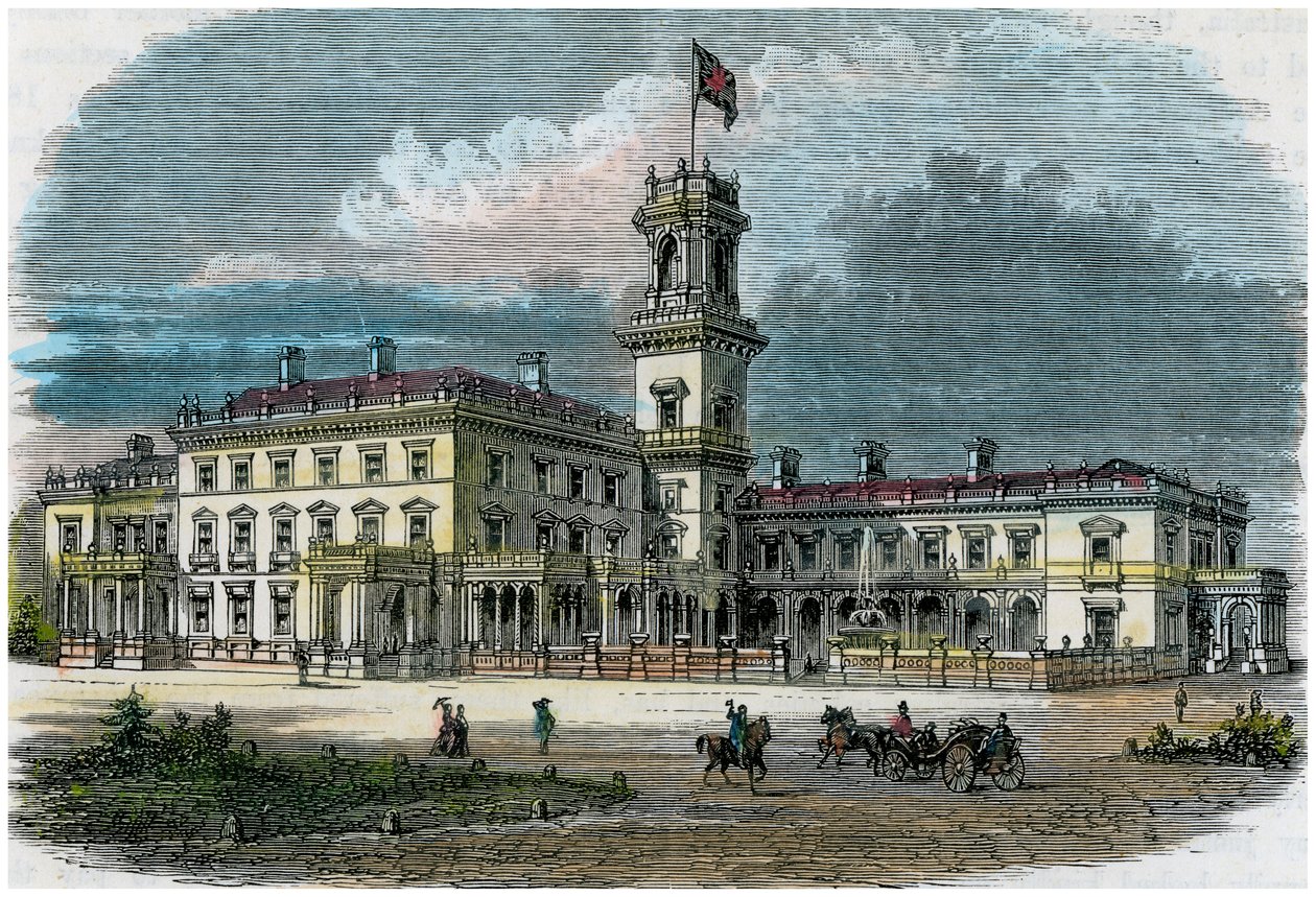 Maison du gouvernement, Melbourne, Victoria, Australie, vers 1880 - Unbekannt