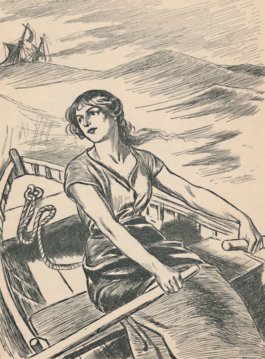 Grace Darling rame vers l