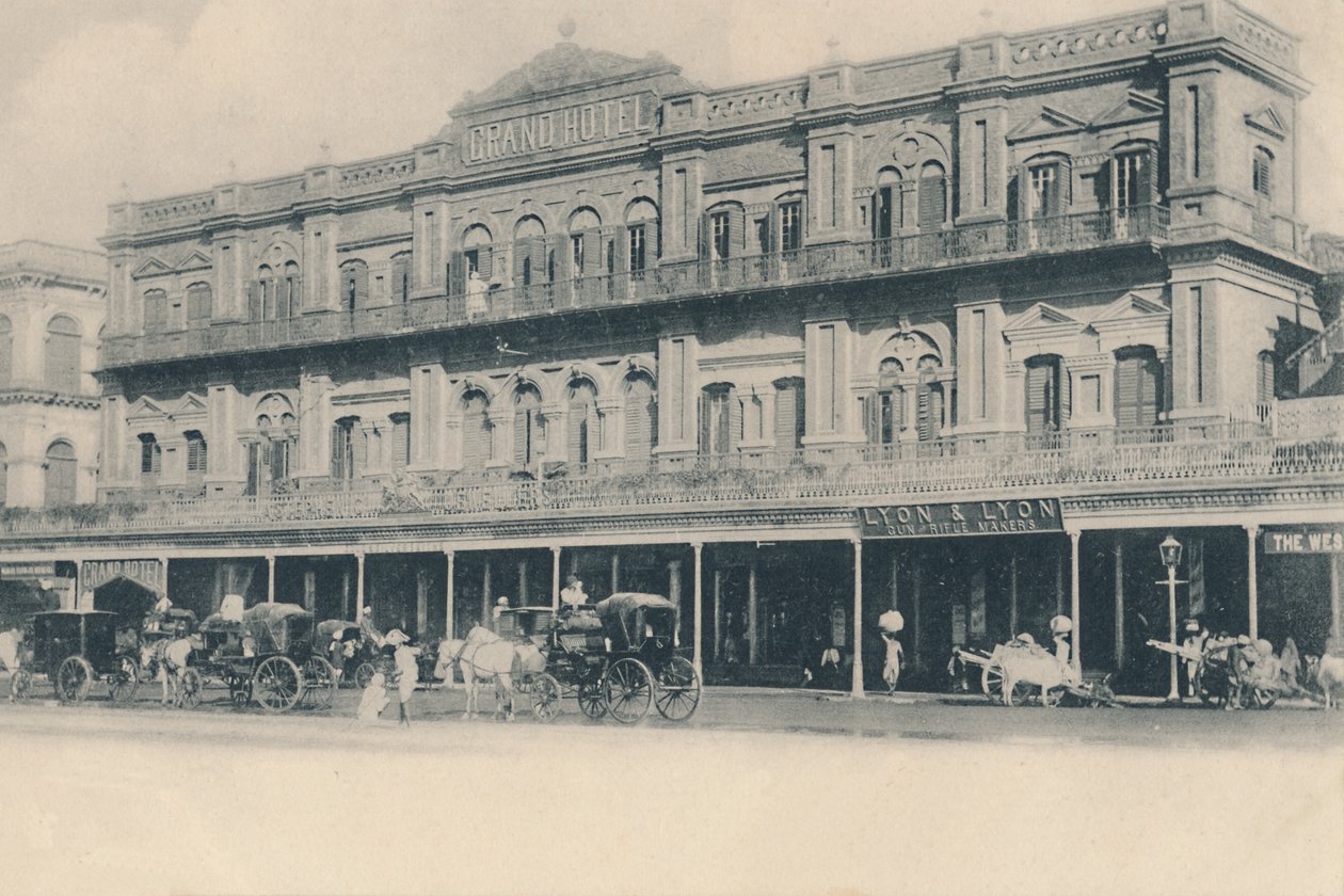Grand Hôtel, Calcutta, 1902 - Unbekannt