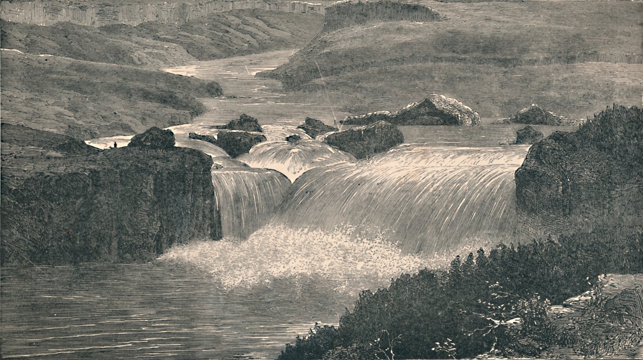 Grandes Chutes de la Rivière Yellowstone, 1873 - Unbekannt