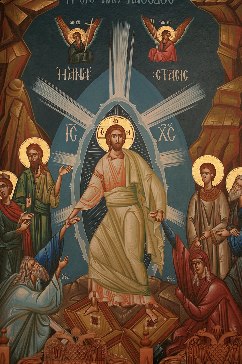 Icône orthodoxe grecque : Résurrection du Christ, Thessalonique, Grèce - Unbekannt