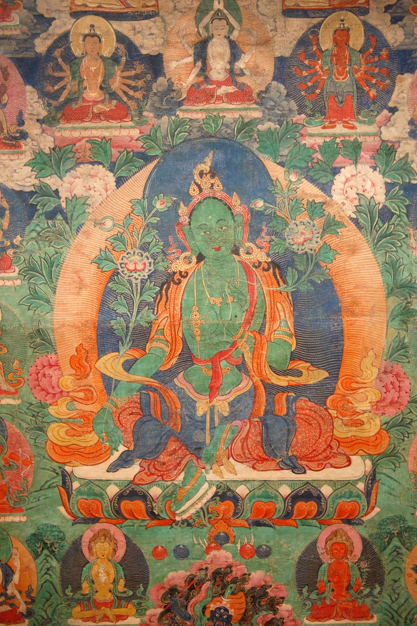 Green Tara tangka, Budapest, Hongrie - Unbekannt