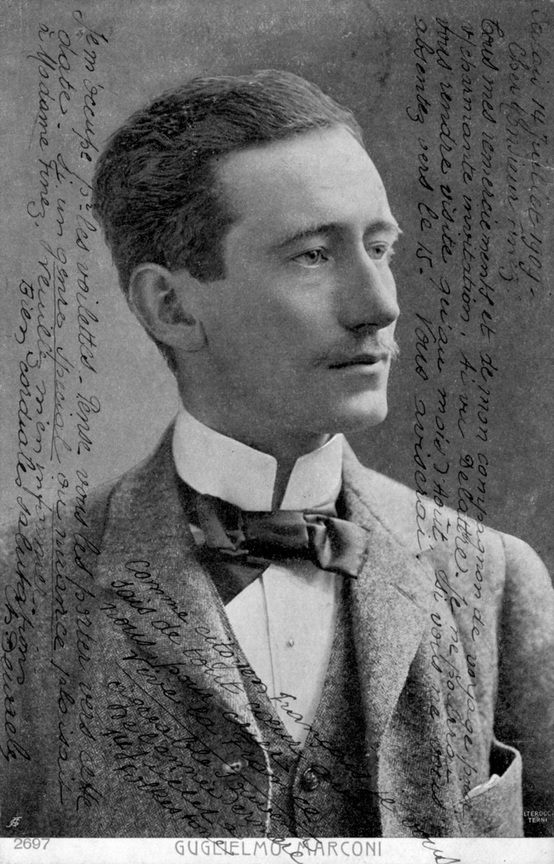 Guglielmo Marconi, physicien et inventeur italien, vers 1909 - Unbekannt