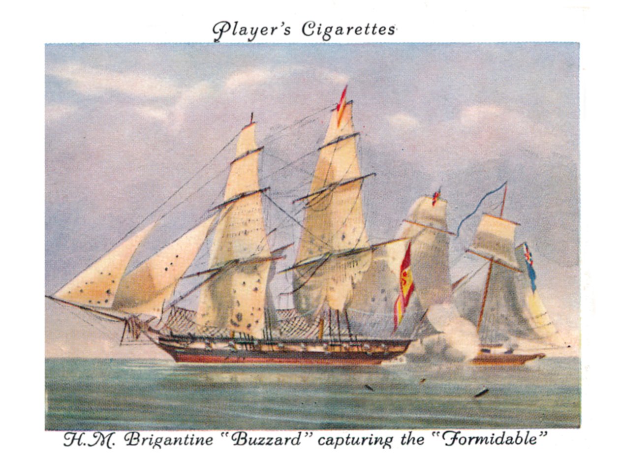 H.M. Brigantine Buzzard capturant le Formidable, 1936 - Unbekannt
