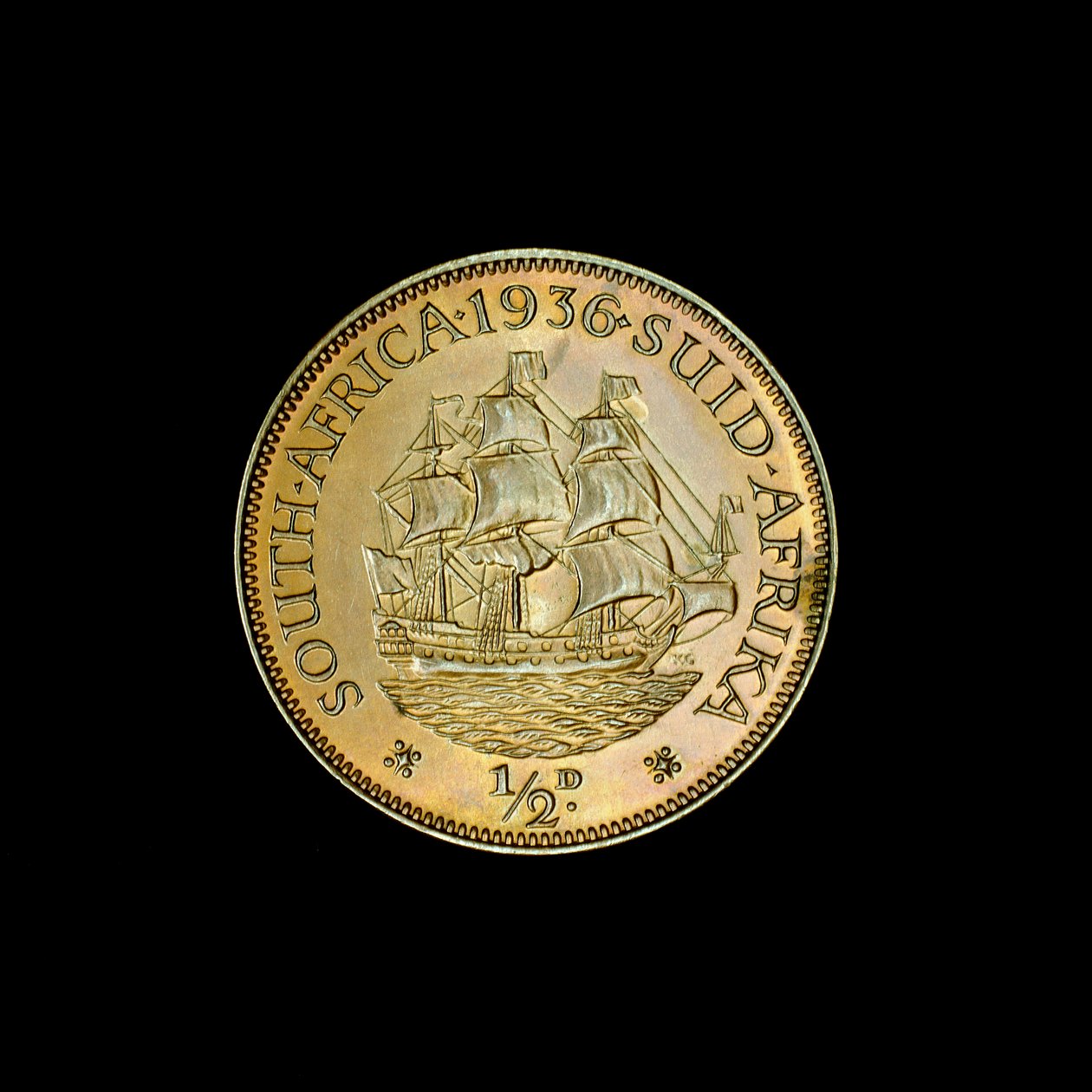 Pièce de demi-penny, Afrique du Sud - Unbekannt