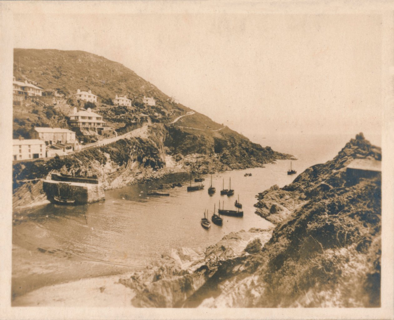 Embouchure du port - Polperro, 1927 - Unbekannt