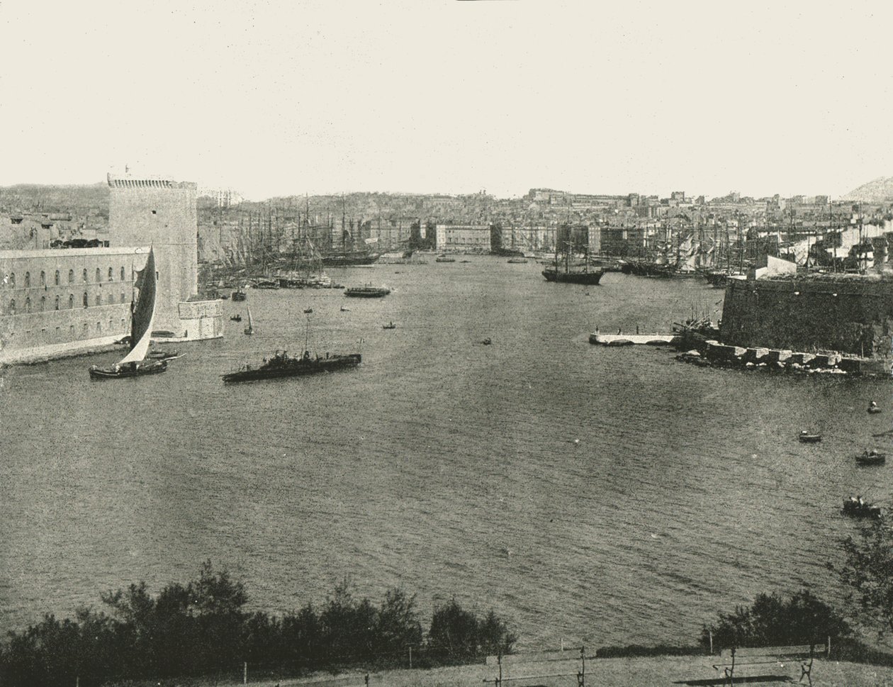 Vue du port, Marseille, France, 1895 - Unbekannt
