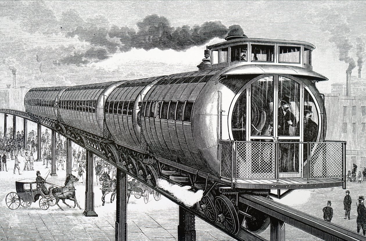 Le système de monorail surélevé de Henry Meiggs - Unbekannt