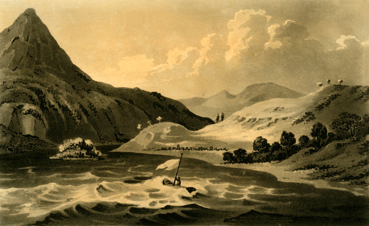 Colline de Binion depuis le lac, 1802 - Unbekannt