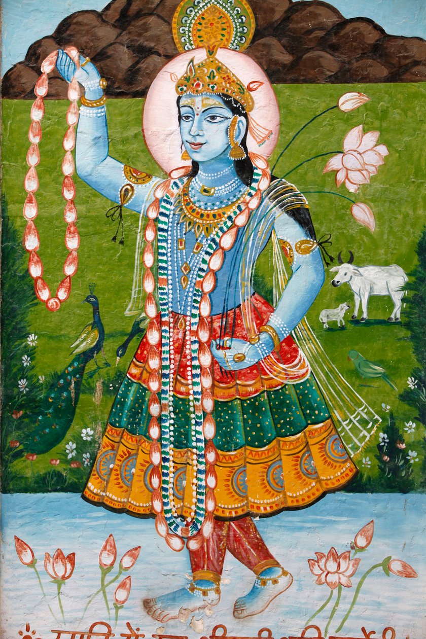 Déesse hindoue Radha, Mathura, Inde - Unbekannt