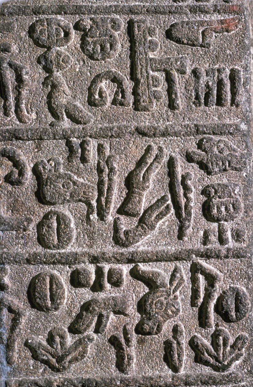 Hiéroglyphes hittites, vers 9ème siècle av. J.-C. - Unbekannt