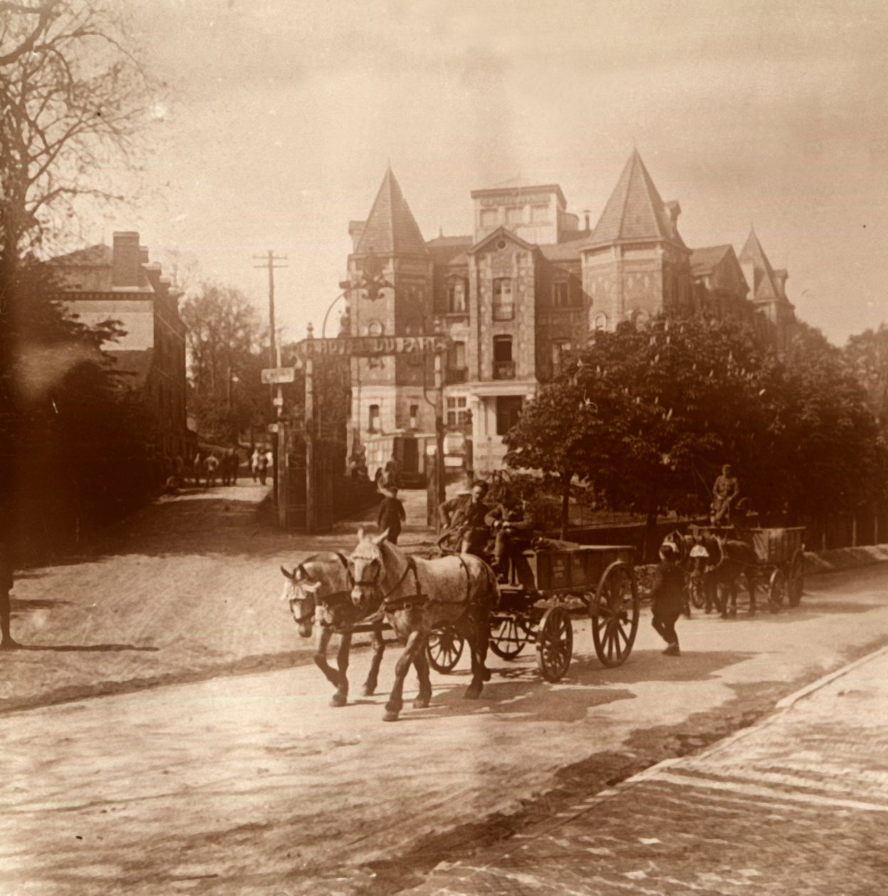 Ambulance hippomobile, Belgique, c. 1914-c. 1918 - Unbekannt