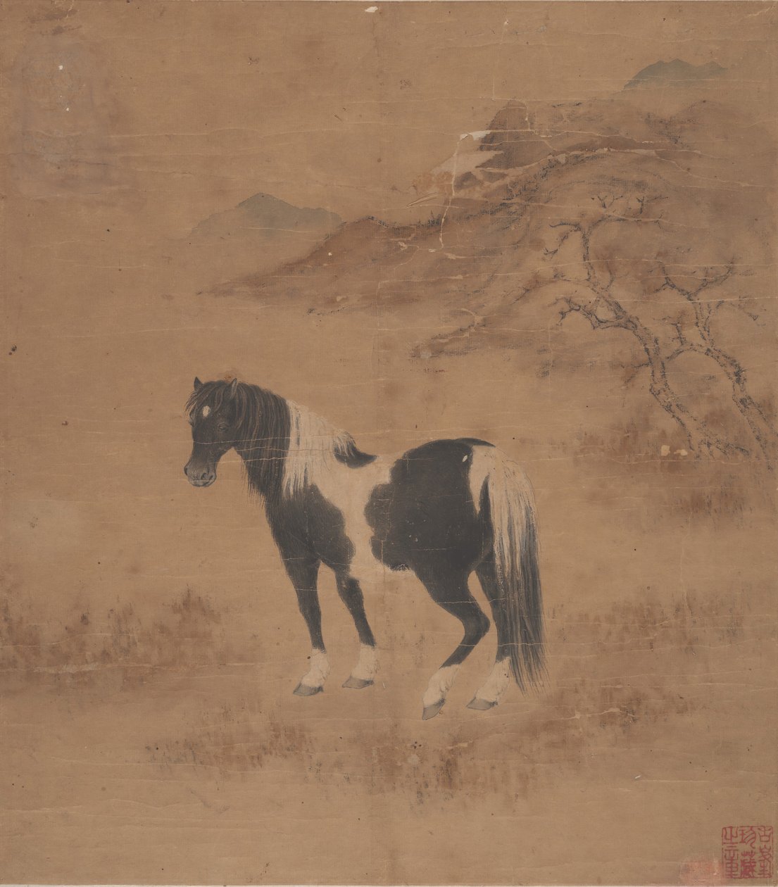Cheval et paysage - Unbekannt