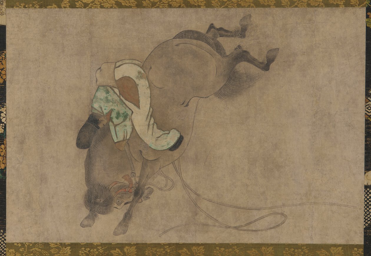 Cheval et cavalier, période Momoyama, 1568-1615 - Unbekannt