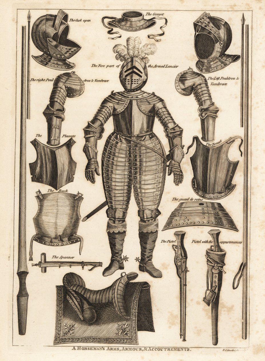 Armes, armures et équipements du cavalier - Unbekannt