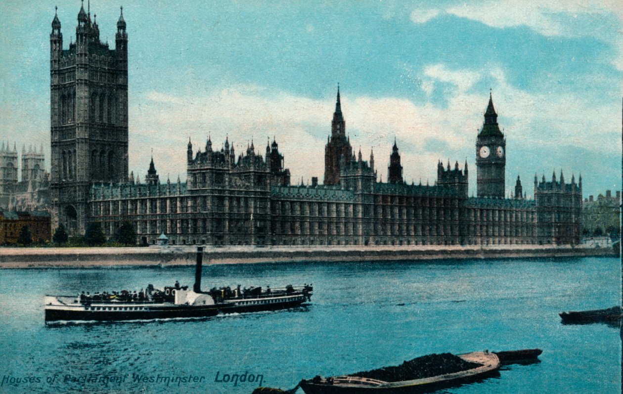 Maisons de Westminster, Londres, 1907, vers 1900-1930 - Unbekannt