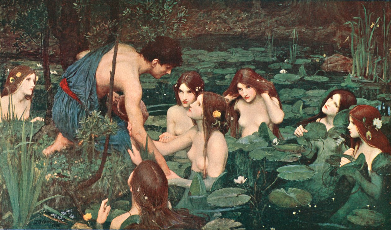 Hylas et les nymphes, 1896, c1902 - Unbekannt