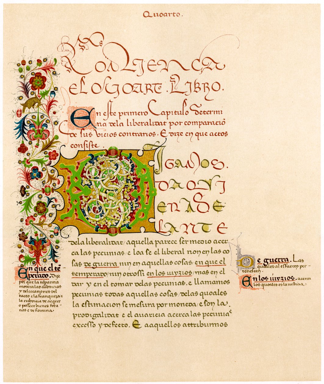 Lettre illuminée D, 15e siècle - Unbekannt