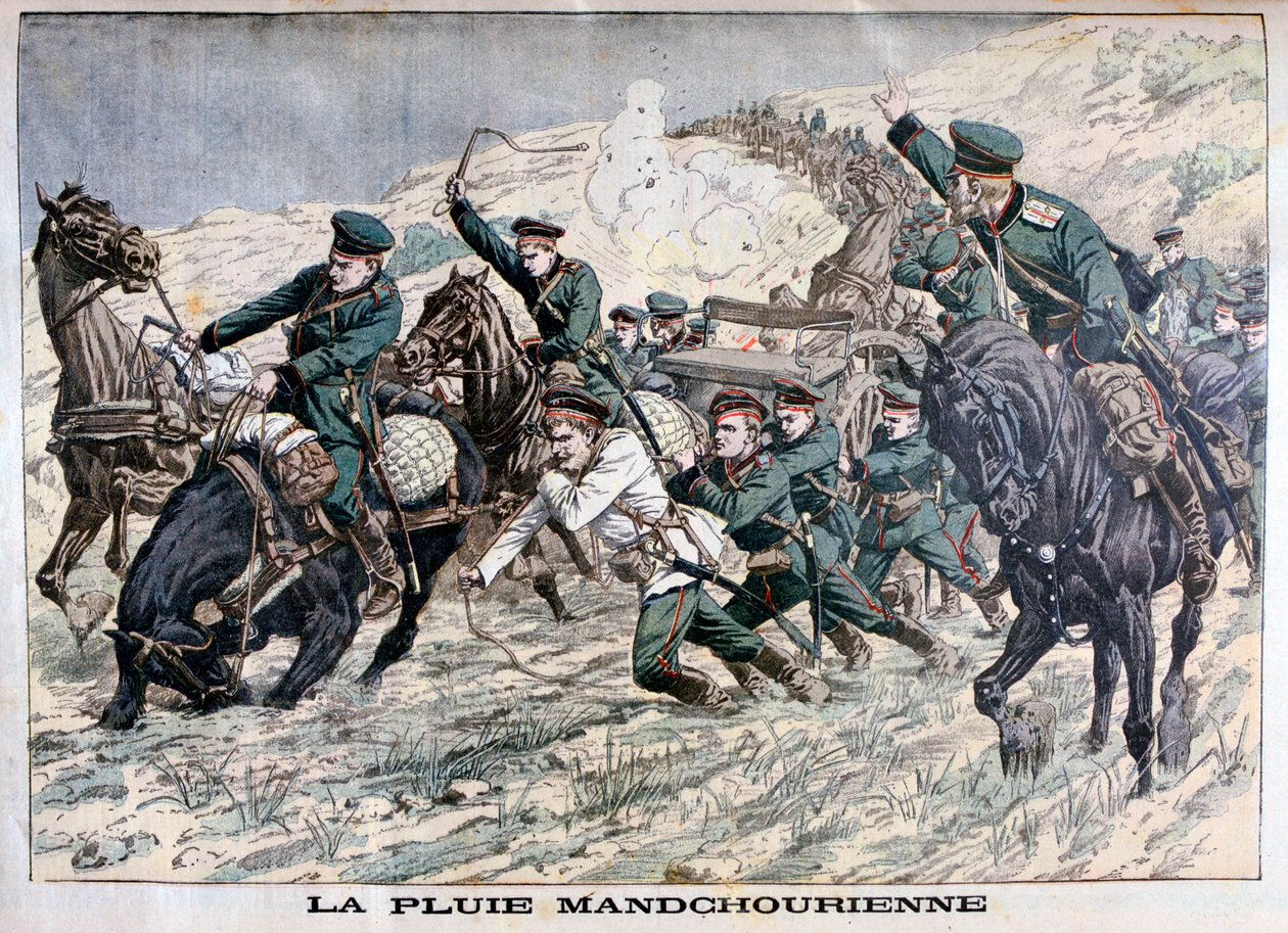 Dans la boue de Mandchourie, Guerre russo-japonaise, 1904 - Unbekannt