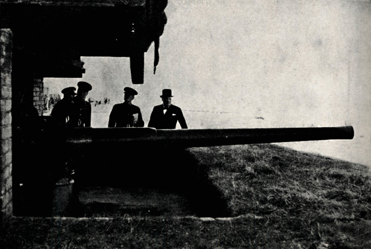 Inspection des défenses côtières, vers 1940, 1945 - Unbekannt