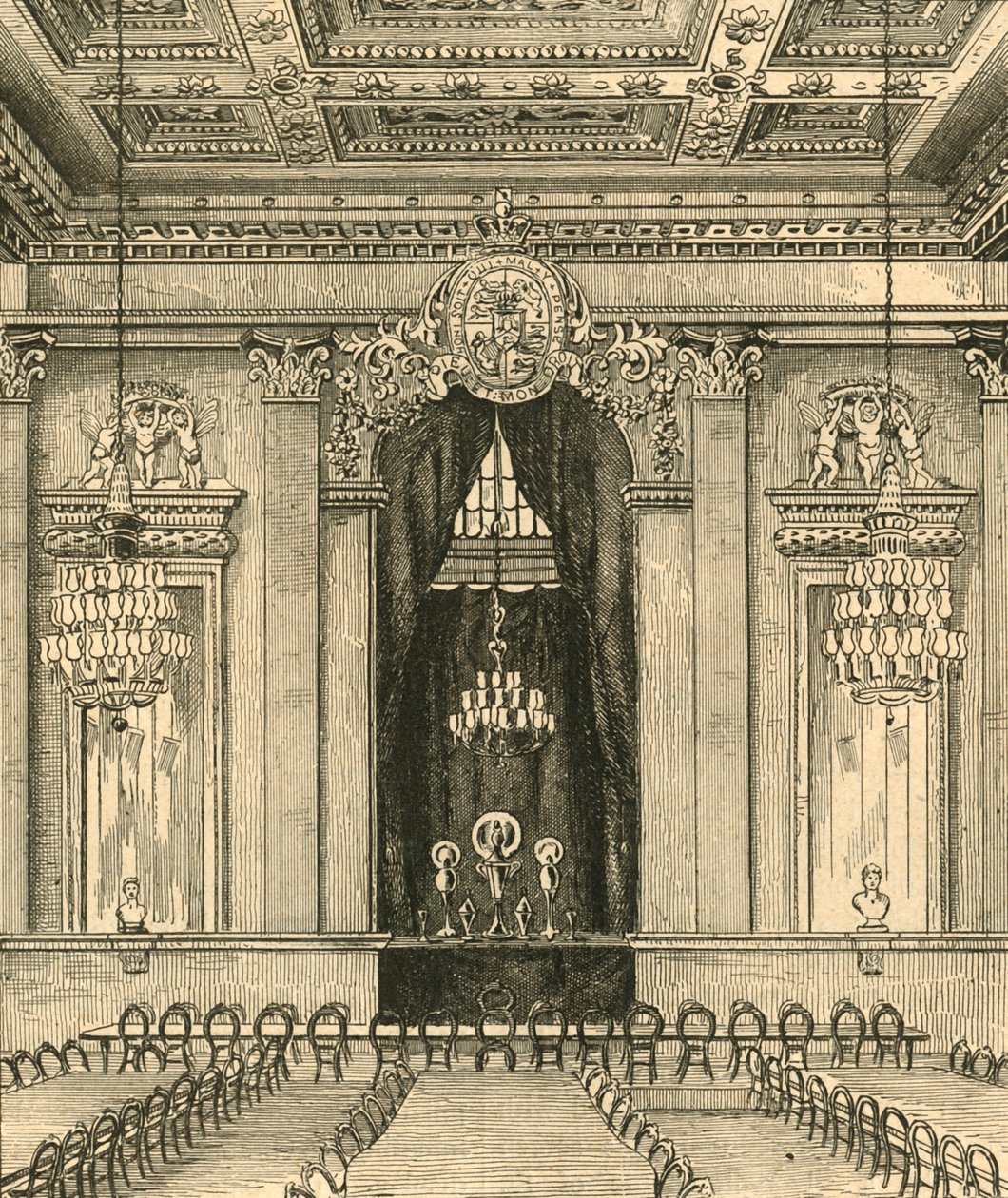 Intérieur de Goldsmiths Hall, 1876 - Unbekannt