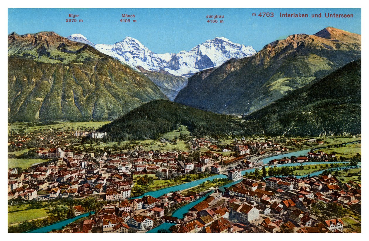 Interlaken, Suisse, 20ème siècle - Unbekannt
