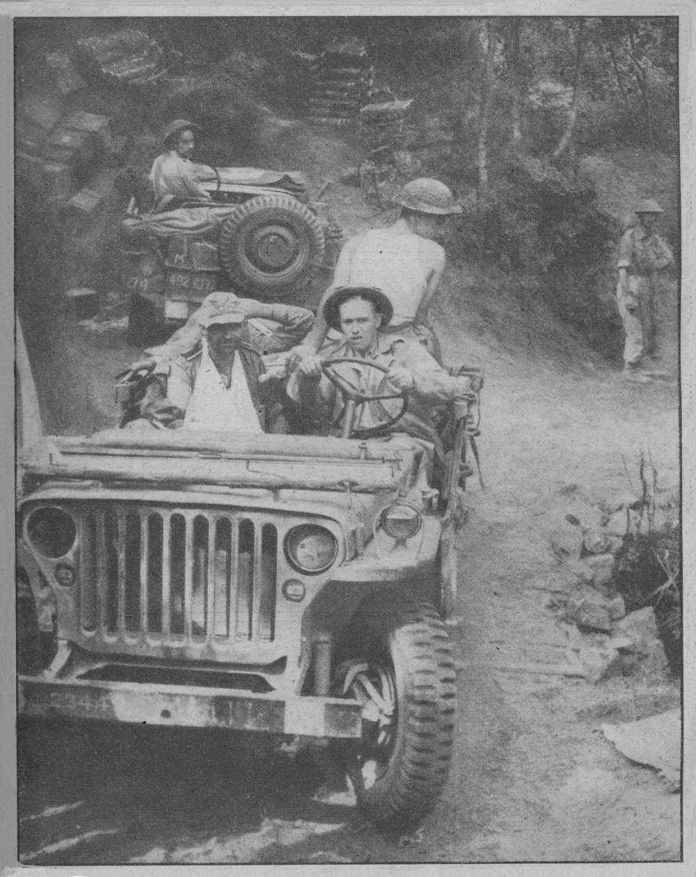 Jeep transformée en ambulance, 1943-44 - Unbekannt