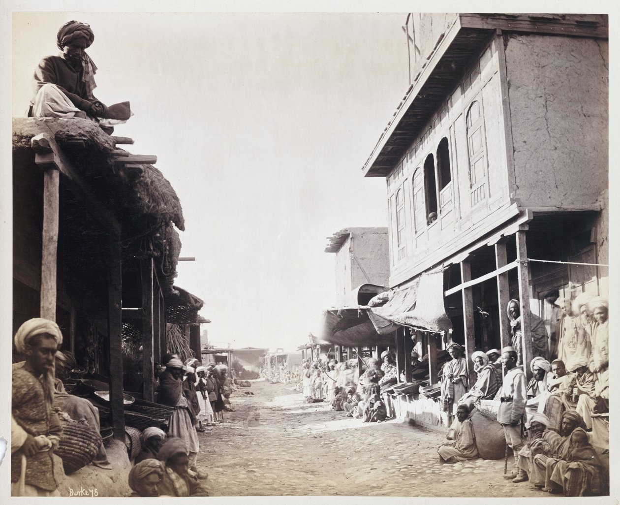Jellallabad, rue principale, vers 1878 - Unbekannt