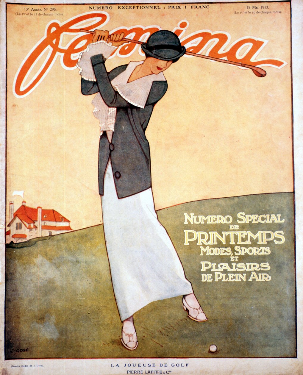 Jemima, couverture de magazine, français, mai 1913 - Unbekannt