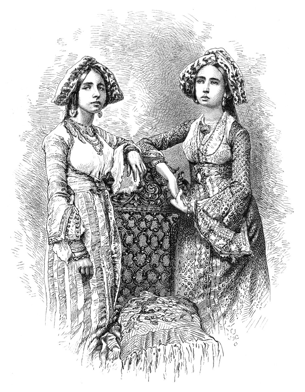 Femmes juives de Kochi, Inde, 1895 - Unbekannt