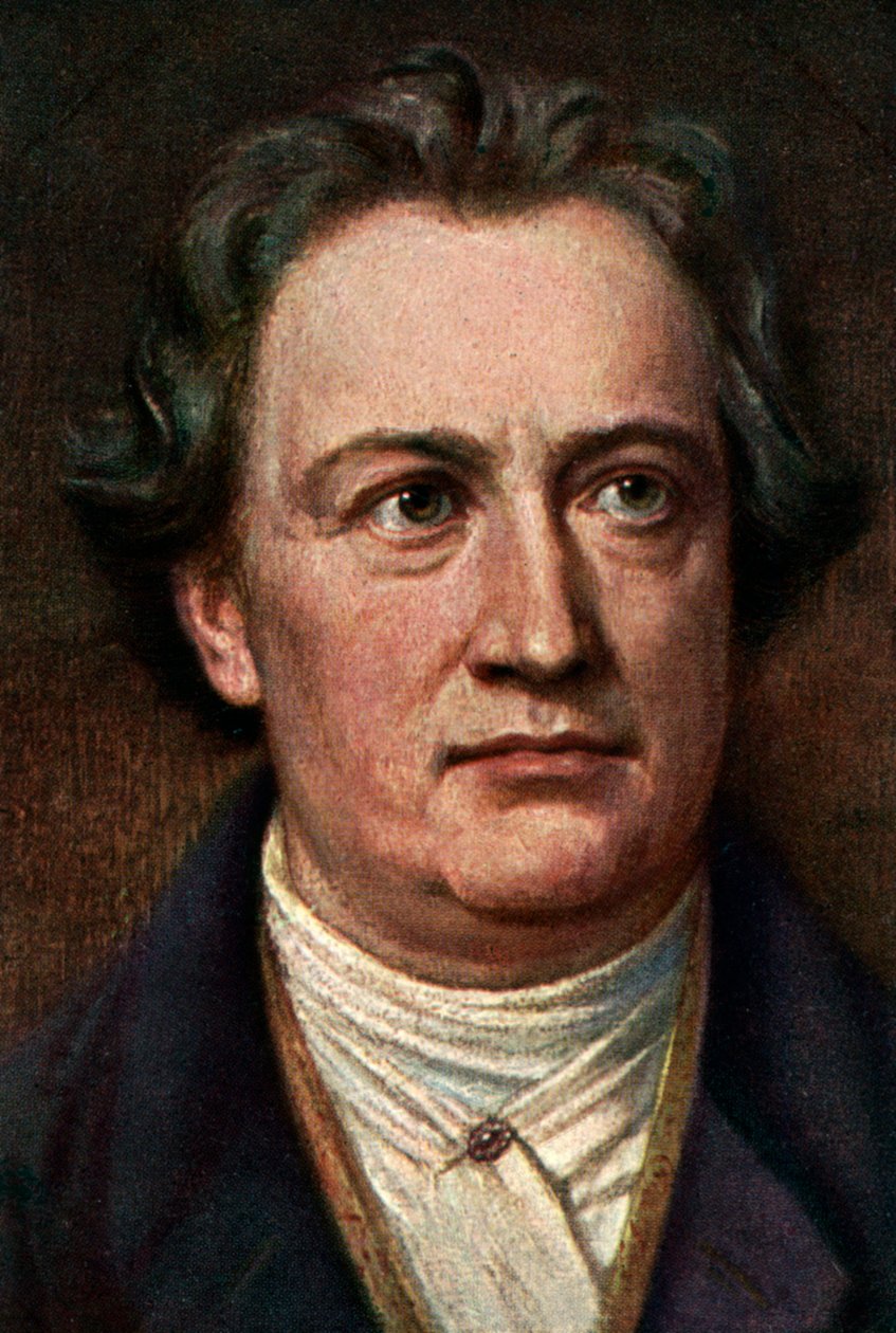 Johann Wolfgang von Goethe 1749-1832, écrivain allemand, vers 1920 - Unbekannt