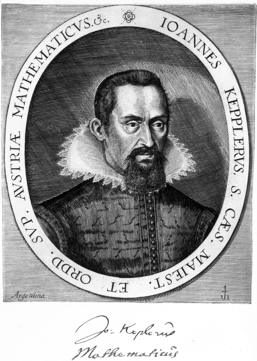 Johannes Kepler, astronome et physicien allemand, vers 1600 - Unbekannt