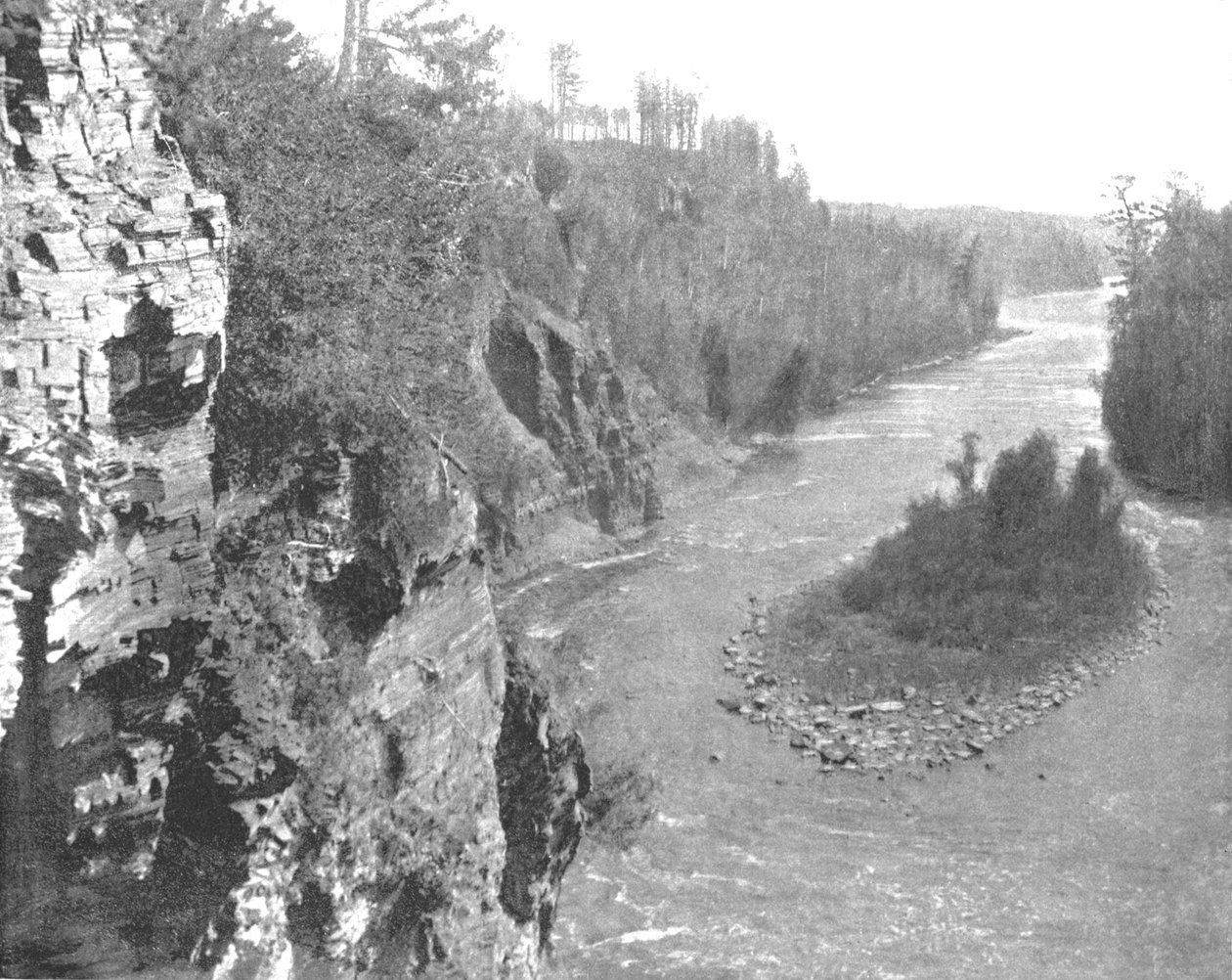 Rivière Kaministiquia, en dessous des chutes Kakabeka, Canada - Unbekannt