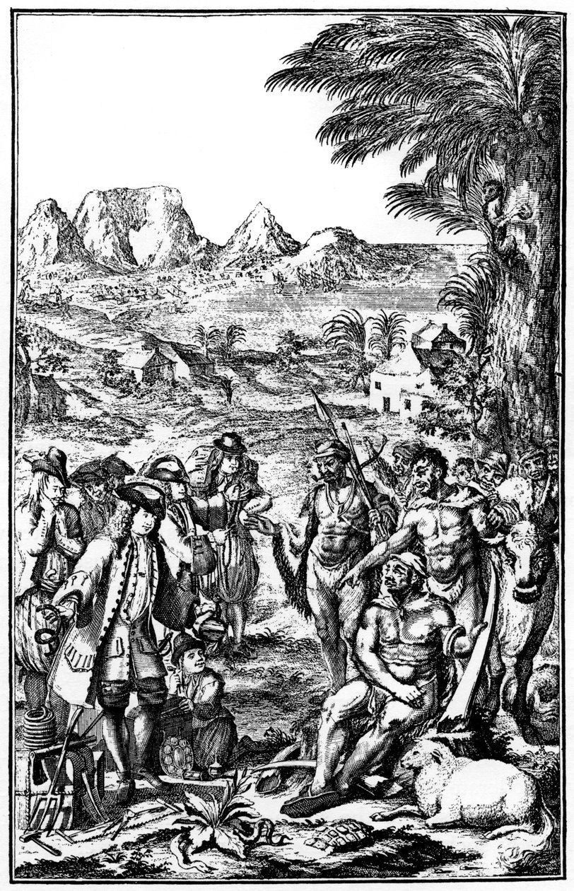 Khoikhois troquant du bétail, Afrique du Sud, 1931 - Unbekannt