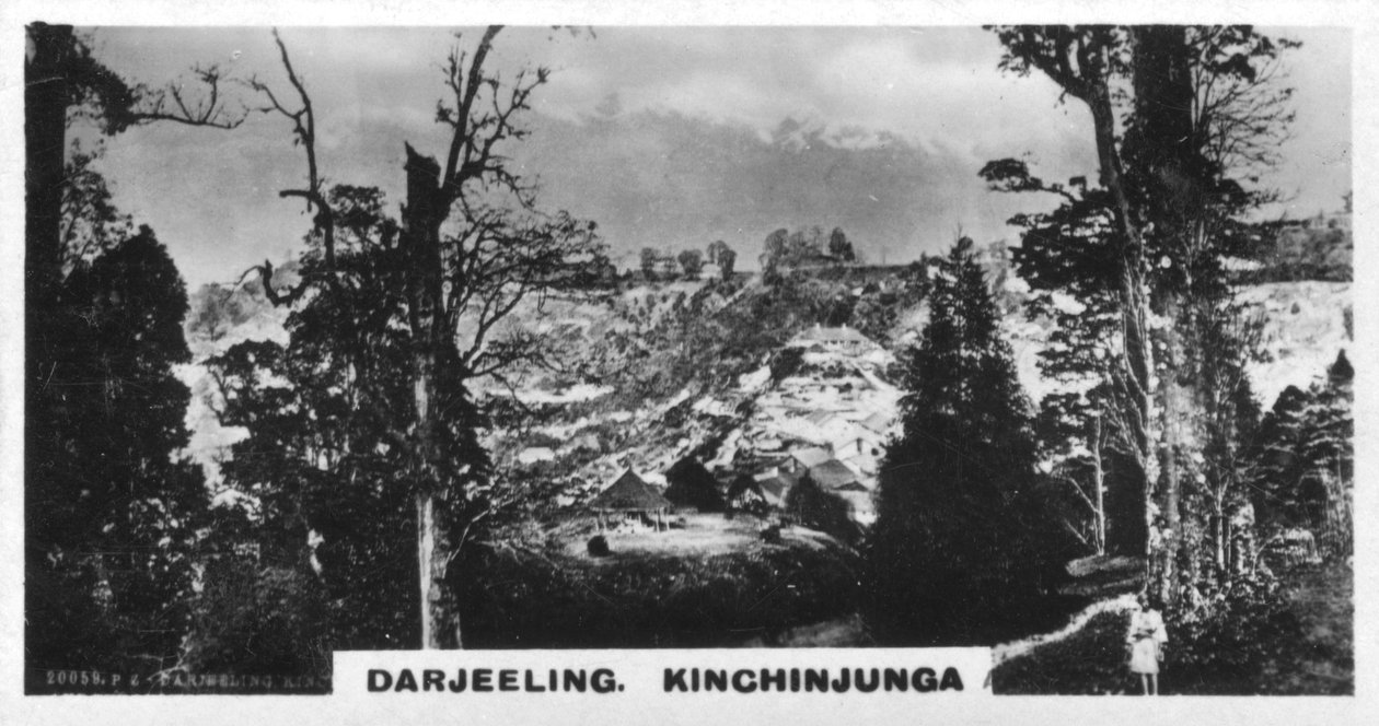 Kinchinjunga depuis Beechwood, Darjeeling, Inde, vers 1925 - Unbekannt