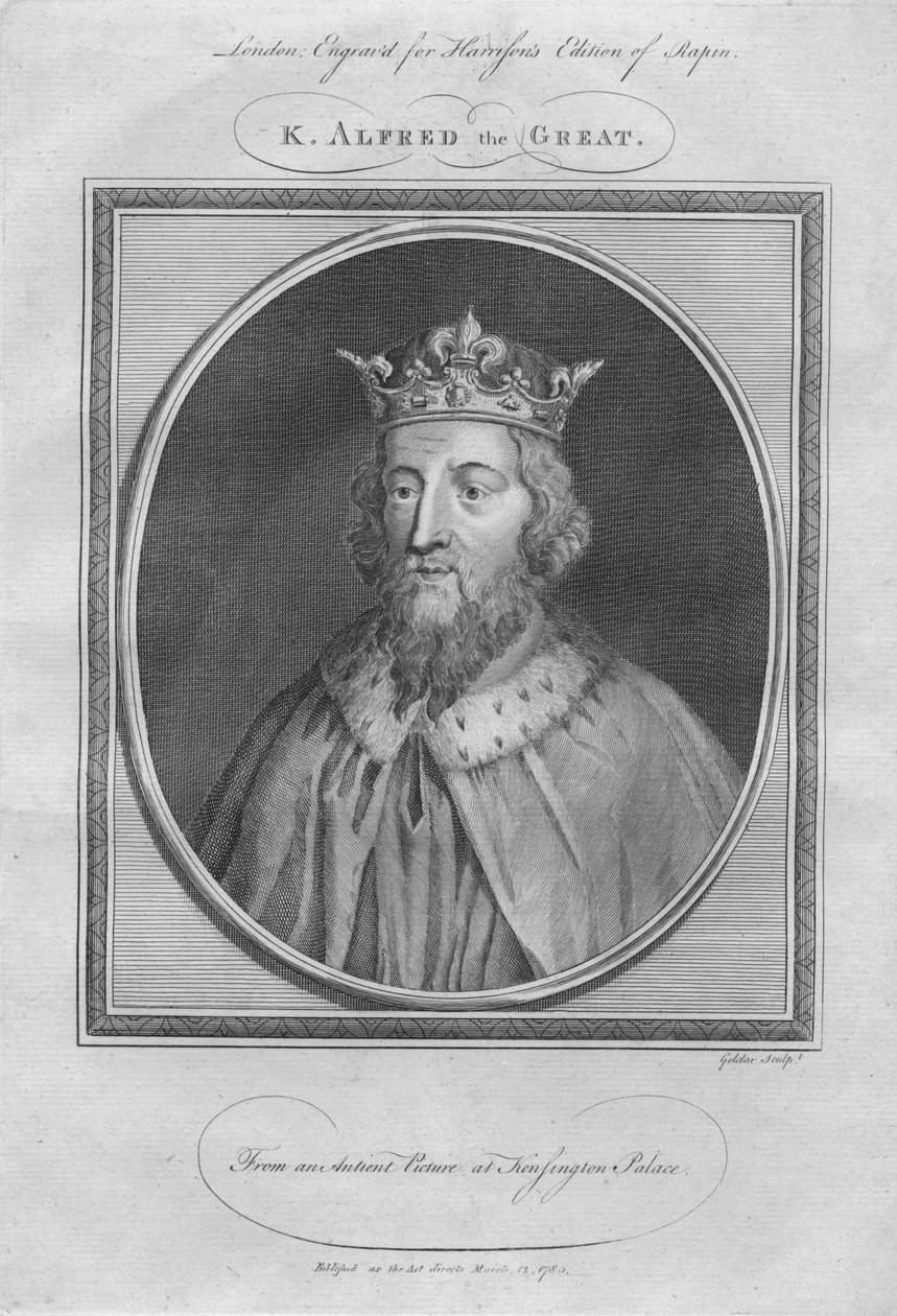 Le roi Alfred le Grand, 1785 - Unbekannt