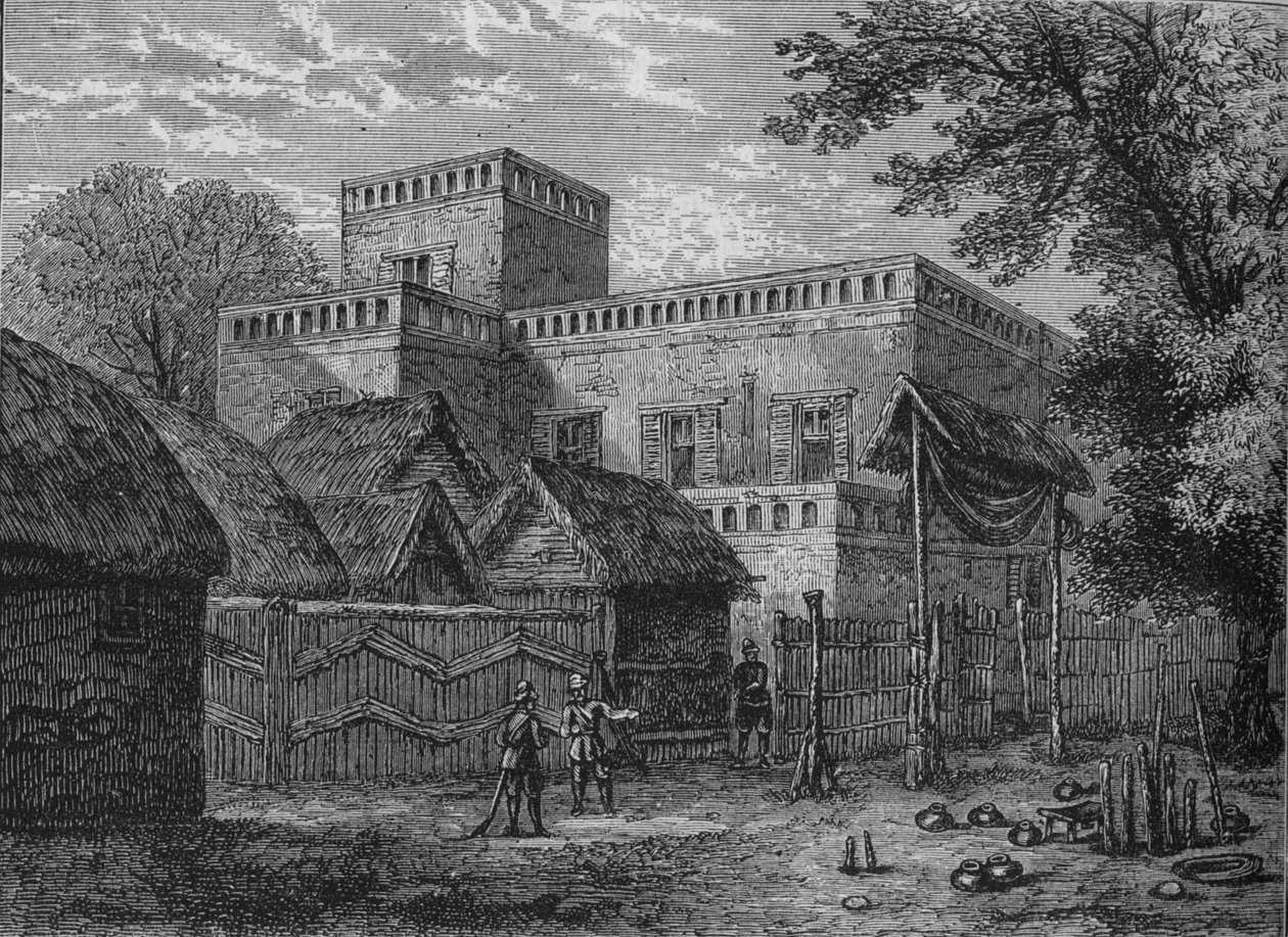 Palais du roi Koffi, vers 1880 - Unbekannt