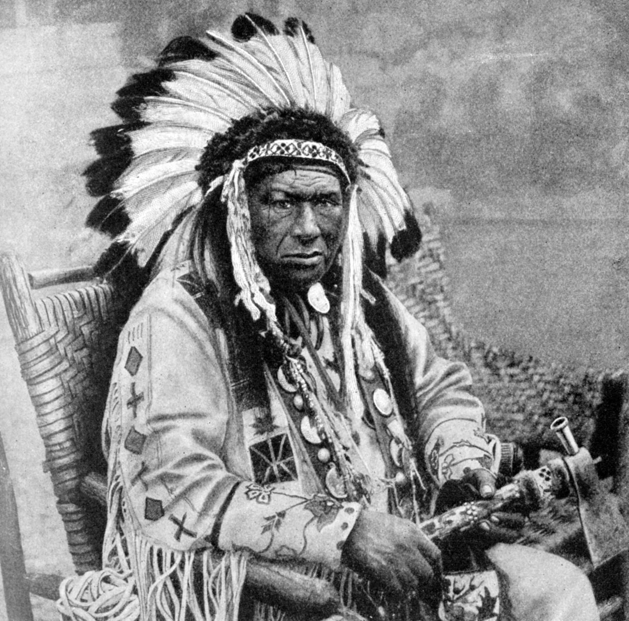 Kinnewankan, chef des Sioux, 1922 - Unbekannt