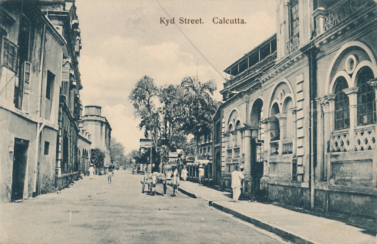 Rue Kyd. Calcutta, fin 19e-début 20e siècle - Unbekannt