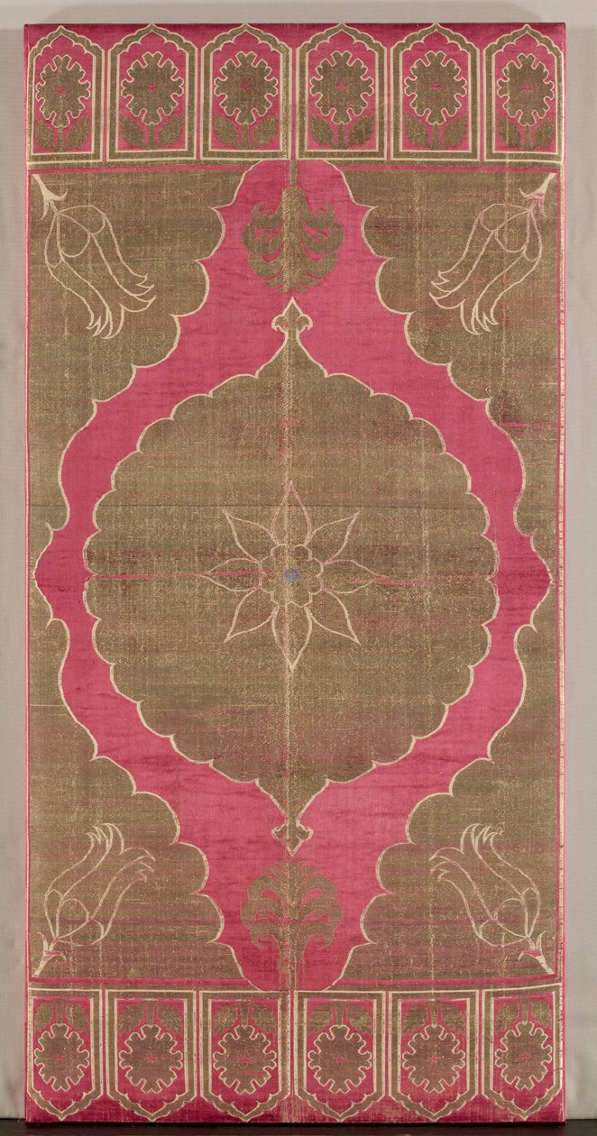 Housse de coussin en soie Lampas - Unbekannt