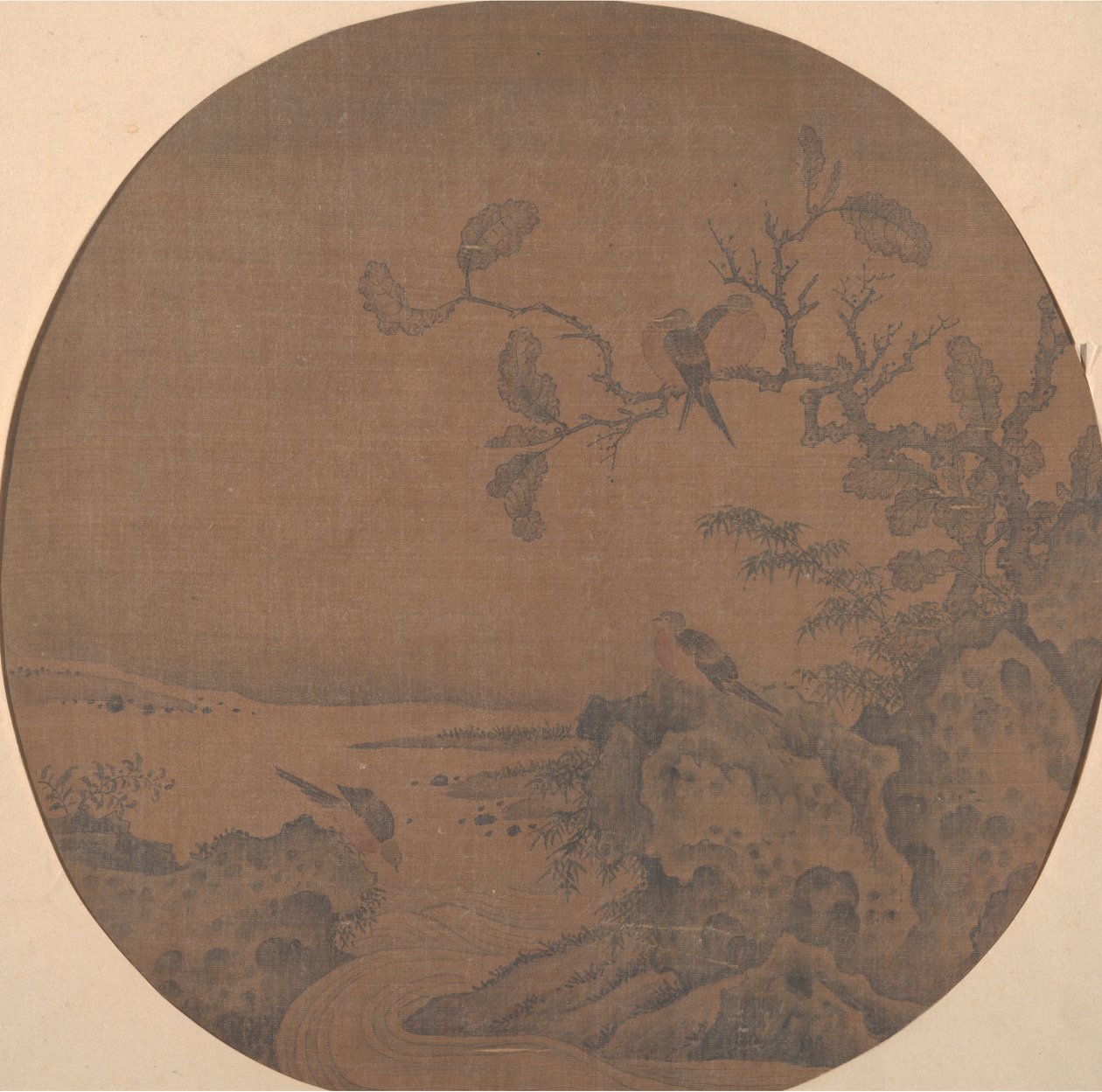 Paysage avec oiseaux - Unbekannt