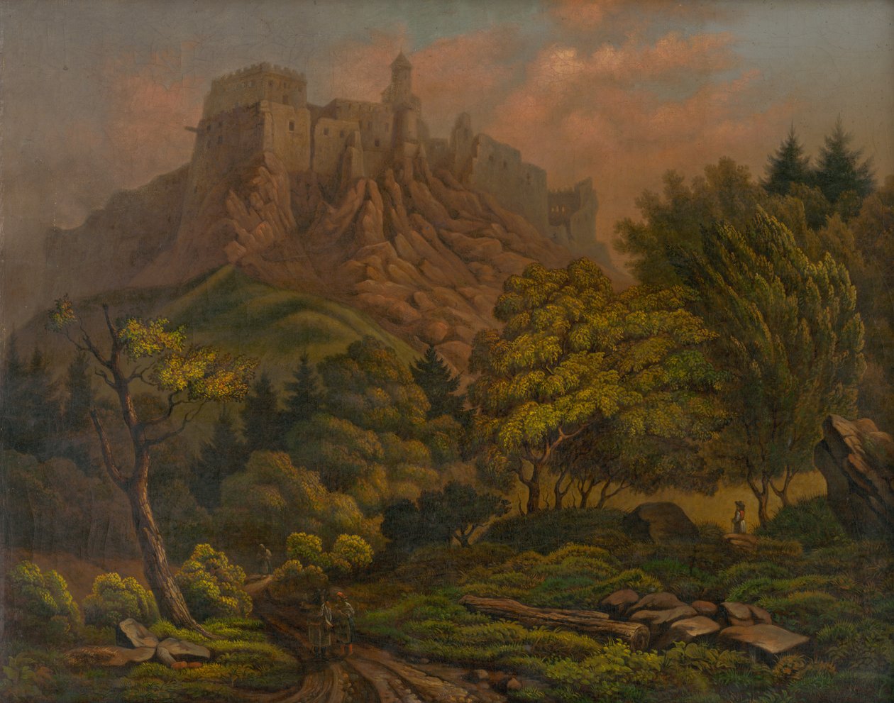 Paysage avec château - Unbekannt