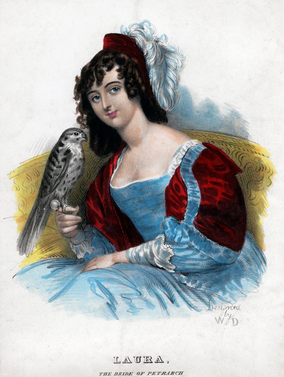 Laura, la fiancée de Pétrarque, vers 1770-1840 - Unbekannt