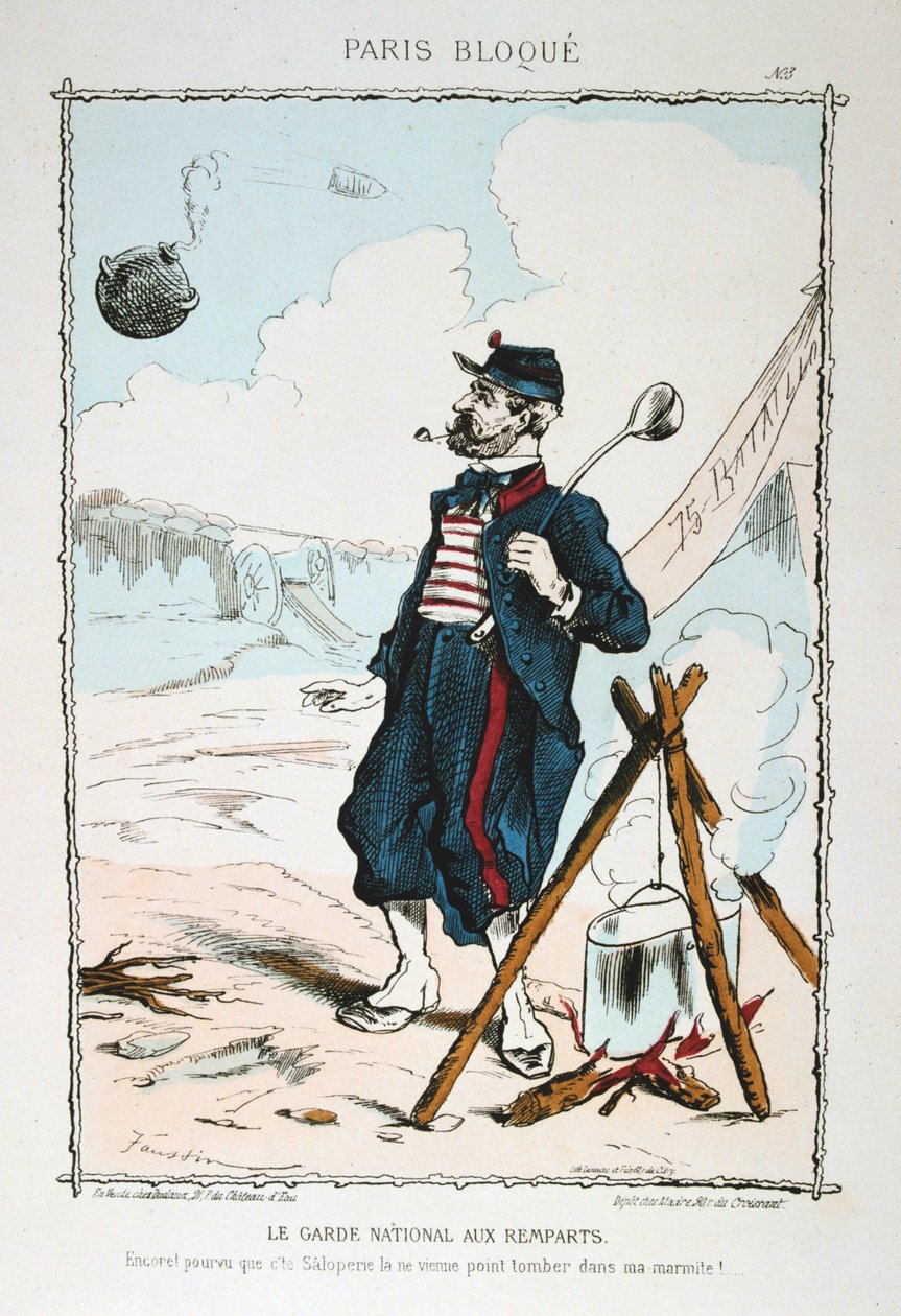 Le Garde Nationale aux Remparts, 1870-1871 - Unbekannt