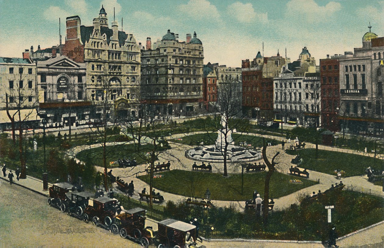 Leicester Square, Londres, vers 1900 - Unbekannt